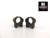 Warne Maxima Horizontal 1" PA Medium Rings Smoked Bronze 501M