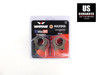 Warne Maxima Horizontal 1" PA Medium Rings Smoked Bronze 501M