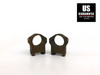 Warne Maxima Horizontal 1" PA High Weaver Style Rings Burnt Bronze 502M