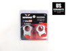 Warne Maxima Horizontal 1" PA High Weaver Style Rings Satin Silver 502M