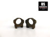 Warne Maxima Horizontal 1" PA Low Weaver Style Rings Burnt Bronze 500M