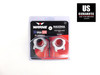 Warne Maxima Horizontal 1" PA Low Weaver Style Rings Satin Silver 500M