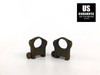 Warne Mountain Tech 1" High Weaver Style Rings Burnt Bronze 7202M