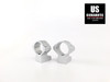Talley Scope Ring/Base 1" Medium for Marlin 336 Satin Silver 940336