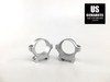 Leupold BackCountry Cross-Slot 34mm Medium Rings Satin Silver 183391