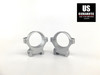 Leupold BackCountry Cross-Slot 34mm High Weaver Style Rings Satin Silver 175122