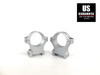 Leupold BackCountry Cross-Slot 30mm High Weaver Style Rings Satin Silver 175121