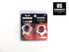 Warne Maxima Horizontal 30mm, PA Medium Weaver Style Rings Satin Silver 514M