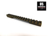 Warne Weatherby Mark V Mag 9 lug Mountain Tech Tactical Rail Burnt Bronze 7654M