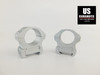 Vortex Pro Series 1" Medium Weaver Style Scope Rings Satin Silver PR1-M