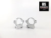 Leupold BackCountry Cross-Slot 30mm Medium Rings Satin Silver 175120