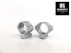Talley Scope Ring/Base 1" Low for Browning BAR & BLR Satin Silver 930711