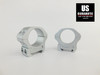 Vortex Pro Series 30mm Low Weaver Style Scope Rings Satin Silver PR30-L