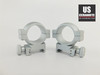 Vortex Hunter Riflescope Rings 1" Medium Weaver Style Satin Silver Ring-M