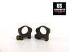 Warne Mountain Tech 1" Low Weaver Style Rings Burnt Bronze 7200M