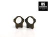 Warne Maxima Horizontal 34mm, PA High Weaver Style Rings Burnt Bronze 522M