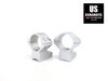 Talley Scope Ring/Base 1" Medium for Mossberg Patriot Satin Silver 940769