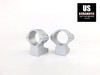 Talley Scope Ring/Base 1" High for Tikka T3/T3X Satin Silver 950714