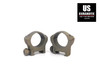 Warne Mountain Tech 30mm Low Weaver Style Rings Smoked Bronze 7213M