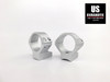 Talley Scope Ring/Base 30mm Low for Weatherby Vanguard Satin Silver 730734
