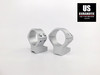 Talley Scope Ring/Base 30mm Medium for Weatherby MK V Magnum Satin Silver 740705