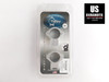 Talley Scope Ring/Base 1" Medium for Weatherby Accumark MK V Non-Magnum Satin Silver 940706
