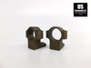 Leupold BackCountry Tikka T3/T3x Hunter 2-PC 1" High Rings Burnt Bronze 171103