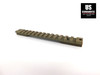 Warne Ruger American LA Vapor Picatinny Rail Flat Dark Earth V485-20MOA