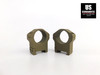 Warne Maxima Horizontal 1" PA High Weaver Style Rings Flat Dark Earth 502M