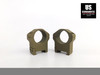 Warne Maxima Horizontal 1" PA High Weaver Style Rings Flat Dark Earth 502M