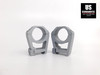 Vortex Sport Scope Rings 30mm Extra High Weaver Style Crushed Silver SPT30-XH