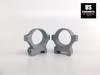 Leupold BackCountry Cross-Slot 30mm Medium Rings Crushed Silver 175120