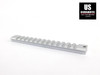 Warne Ruger American LA Vapor Picatinny Rail Satin Silver V485-20MOA