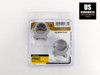 Leupold PRW2 Series 1" Medium Weaver Style Scope Rings Crushed Silver 174081