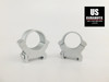 Leupold PRW2 Series 1" Medium Weaver Style Scope Rings Satin Silver 174081