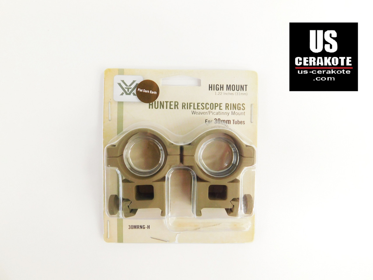 US Cerakote | Vortex Hunter Riflescope Rings 30mm High Weaver 