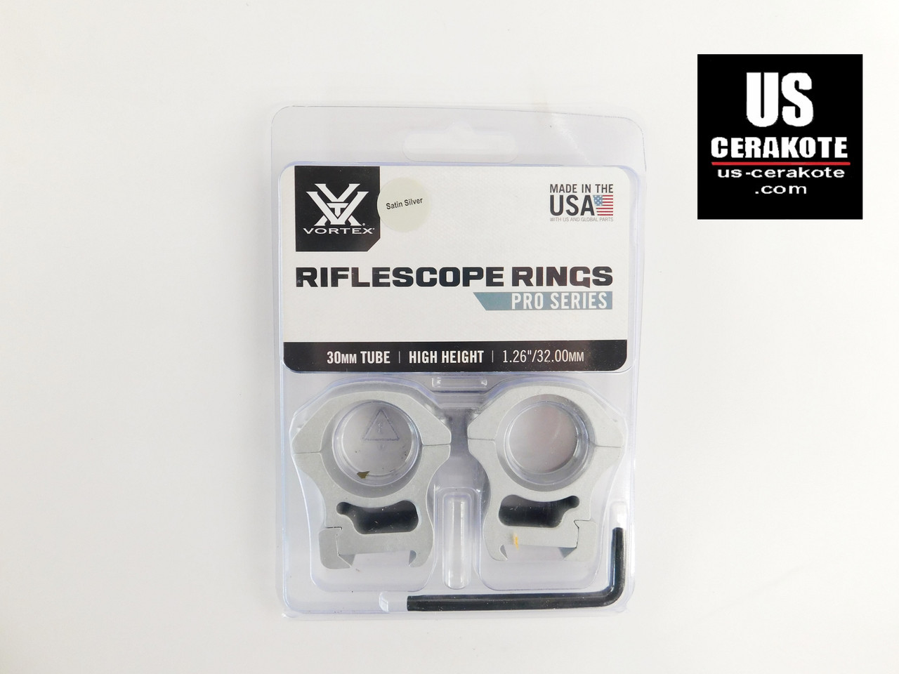 US Cerakote | Vortex Pro Series 30mm High Weaver Style Scope Rings