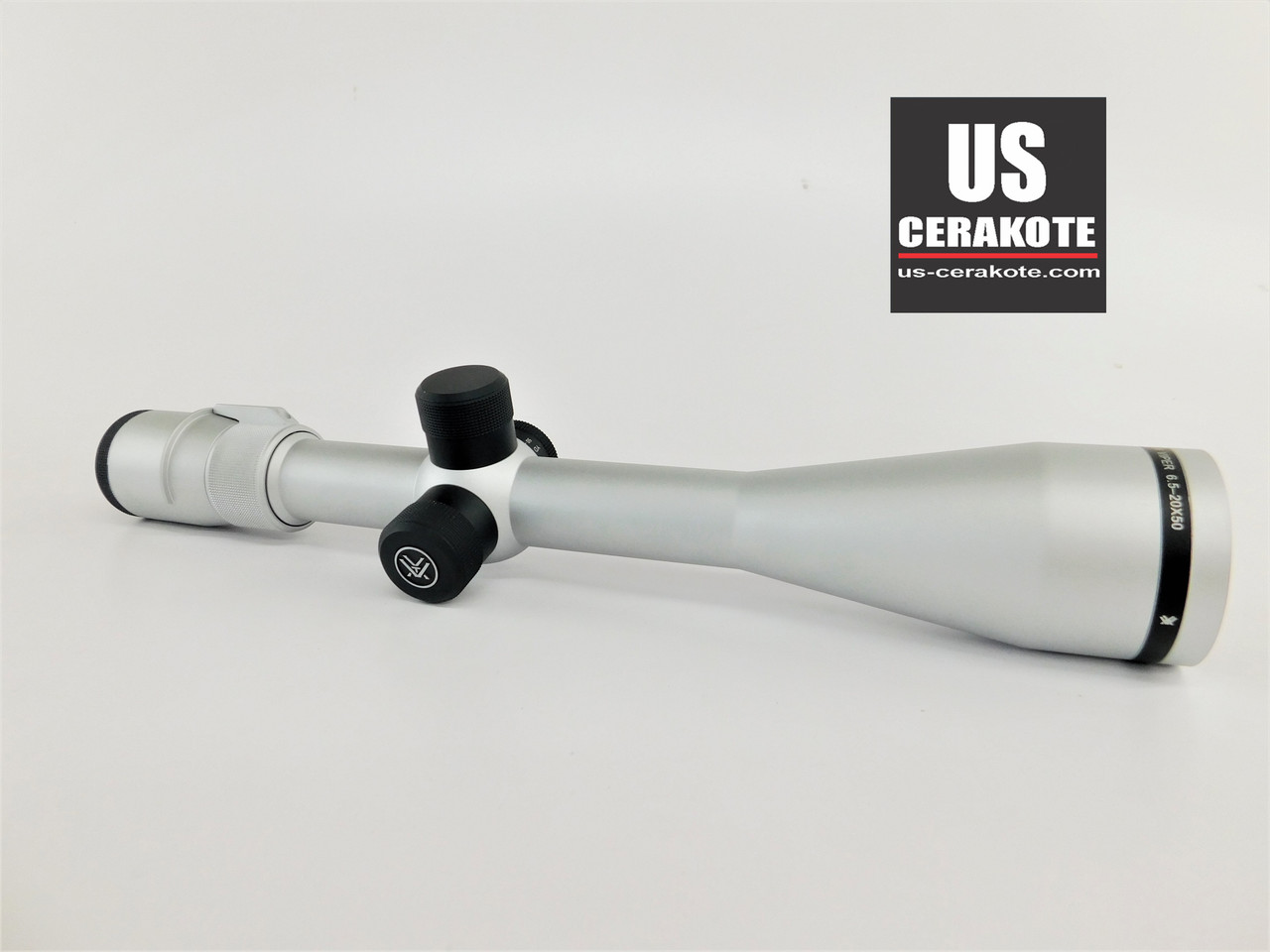 US Cerakote | Vortex Viper 6.5-20x50mm Dead-Hold BDC Satin Silver