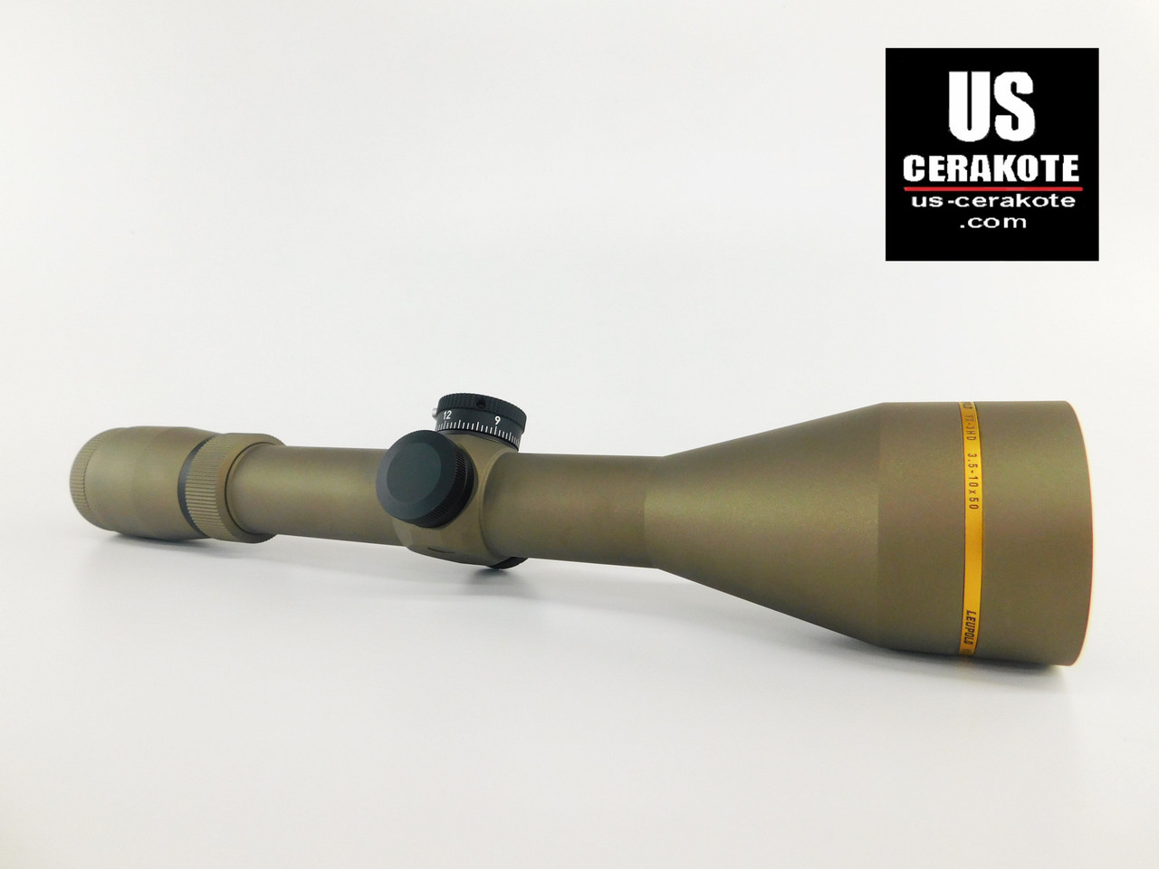 US Cerakote | Leupold VX-3HD 3.5-10x50mm CDS-ZL Illum. Firedot Twilight ...