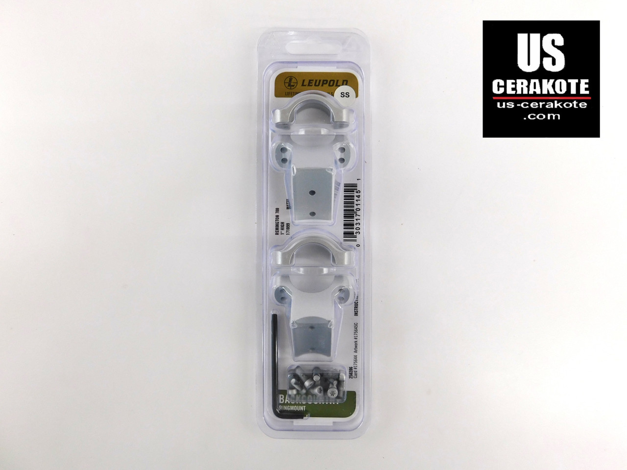 US Cerakote | Leupold BackCountry Remington 700 2-PC 1” High Rings