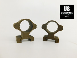 Leupold Rifleman Scope Rings 1" High Burnt Bronze 55870