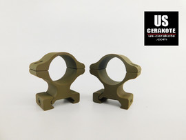 Leupold Rifleman Scope Rings 1" High Flat Dark Earth 55870