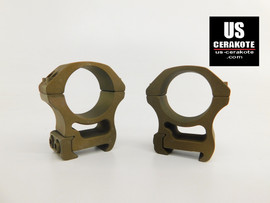 Vortex Pro Series 30mm High Weaver Style Scope Rings Burnt Bronze PR30-H
