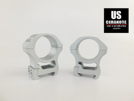 Vortex Pro Series 30mm High Weaver Style Scope Rings Satin Silver PR30-H