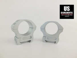 Vortex Pro Series 30mm Medium Weaver Style Scope Rings Satin Silver PR30-M