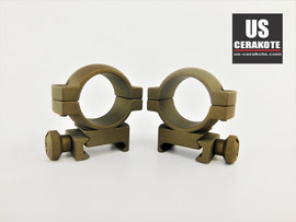 Vortex Hunter Riflescope Rings 1" Medium Weaver Style Burnt Bronze Ring-M Vortex Hunter Riflescope Rings 1" Medium Weaver Style Burnt Bronze Ring-M