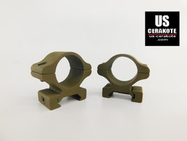 Leupold Rifleman Scope Rings 1" Medium Flat Dark Earth 55860