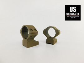 Talley Scope Ring/Base 1" Medium for Winchester XPR Flat Dark Earth 940765