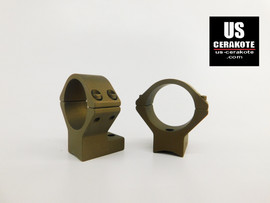 Talley Scope Ring/Base 30mm Medium for Weatherby Vanguard Burnt Bronze 740734