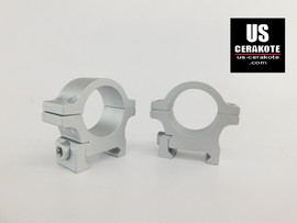 Leupold Open Range 1" Low Weaver-Style Scope Rings Satin Silver 180943